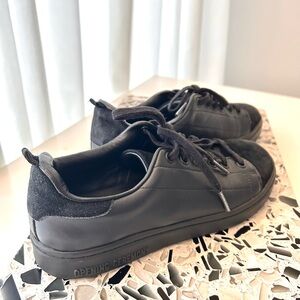 Opening Ceremony Black Leather Sneakers